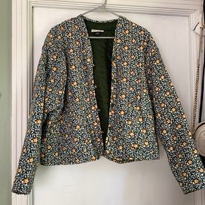 Floral Universal Thread Quilted Jacket